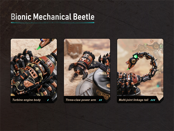 ROKR 3D puzzle metal insect building model kits