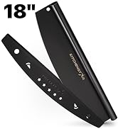 18" Black Non-Stick Pizza Cutter by KitchenStar | Sharp Stainless Steel Slicer Knife - Rocker Sty...