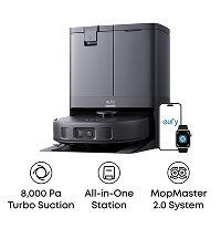 eufy C28 Robot Vacuum Cleaner and Mop Combo, 15,000 Pa, HydroJet Roller Mop