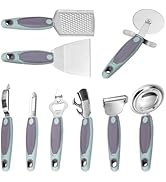 HIFIND 9 PCS Kitchen Gadgets Set, Stainless Steel Utensils with Soft Touch Handles, Utensils Incl...