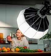 FEELWORLD FL225D 5600K Daylight Video Studio Light 225W Continuous Lighting CRI96+ TLCI97+ 67500l...