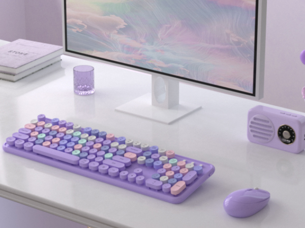 colorful keyboard mouse
