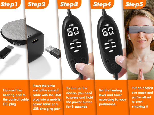 heated eye mask