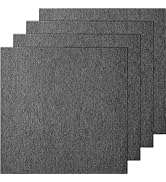 VEVOR Carpet Tiles Reusable, 20"x 20" Carpet Squares with Padding Attached, Soft Padded Carpet Ti...