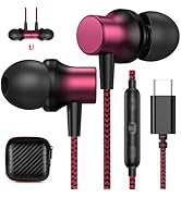 COOYA USB C Headphone Type C Wired Earbuds for iPhone 17 Pro Max 16 15 iPad 10 Air 6 Pixel 9 8 Ma...