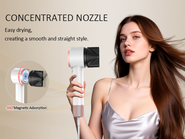 hair dryer with nozzle
