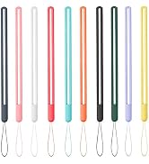 YOUOWO Wrist Lanyard 10 PCS phone wrist lanyard Straps Hand Lanyards small short Silicone Rubber ...
