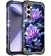 Miqala for Galaxy S23 5G Case,Glow in The Dark Three Layer Heavy Duty Shockproof Full Body Protec...