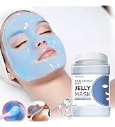 YMEYFAN Jelly Mask for Facial Professional, Jelly Mask Powder for Skincare Hydrating, Vegan Sodiu...