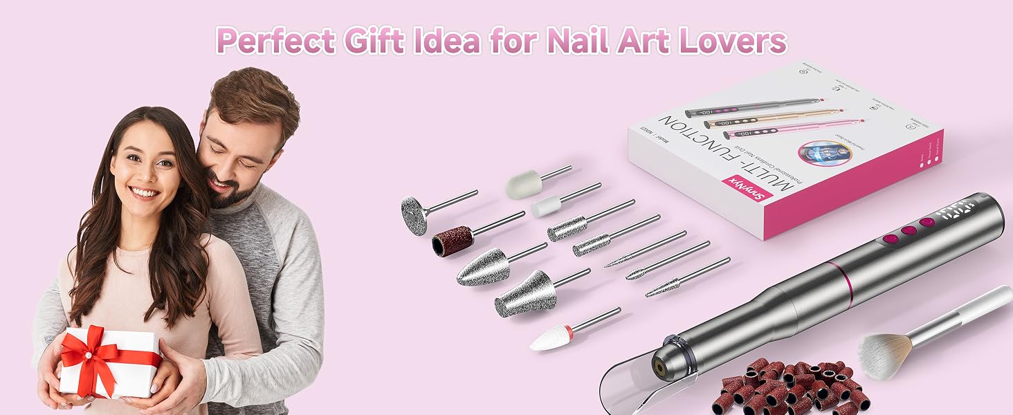 Cordless Nail Dremel Nail Drill Kit is A Thoughtfully Designed Gift Set for Nail Lovers