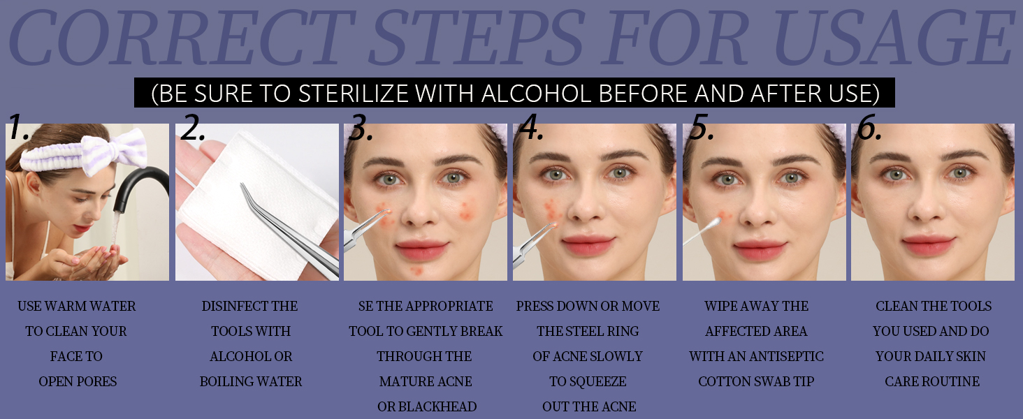 blackhead remover tools