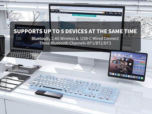 typewriter keyboard wireless