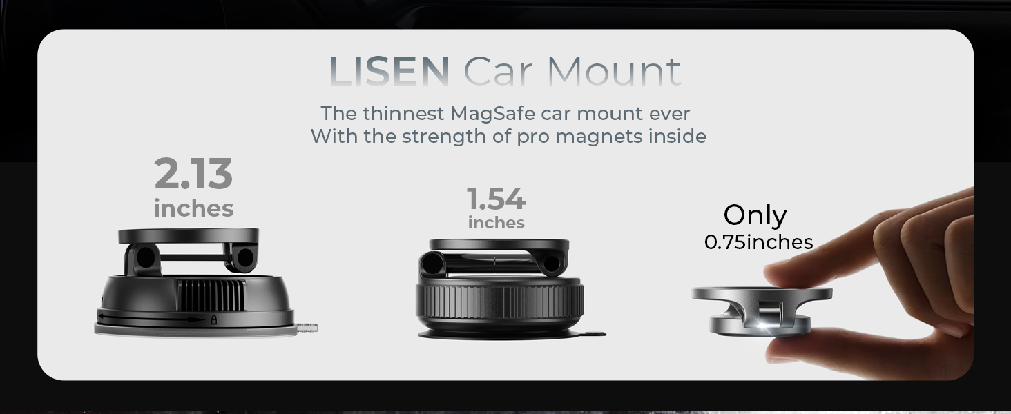 magnetic phone holder for car