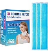 30 Packs Instant Cooling Ice Packs for Outdoor Activities Summer Heat Relief - Large Disposable C...