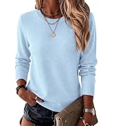 Zeagoo Womens Wool Blend Sweater Crewneck Long Sleeve Tops Fashion Clothing | Zeagoo Womens Wool ...