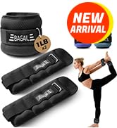 BAGAIL Ankle and Wrist Weights for Women &amp; Men, 1 Pair 1/2/4/6/8/10 LBS Leg Weight with Sleek Des...