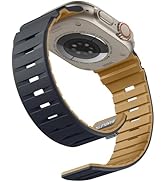 Bandletic Magnetic Watch band Compatible with Apple Watch Bands - Magnet Bands 49mm 46mm 45mm 44m...