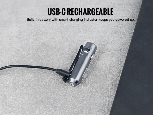 usb-c rechargeable edc flashlight for every day carey