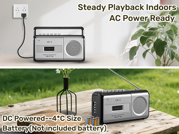  Portable Cassette Player Boombox