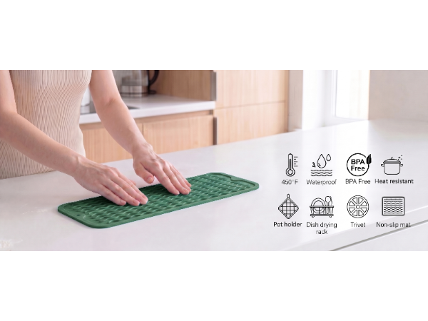 MicoYang silicone dish drying mat