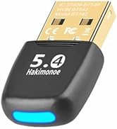 Hakimonoe Upgraded Bluetooth 5.4 USB Adapter for PC Laptop, Wireless Transmitter Dongle for Only ...