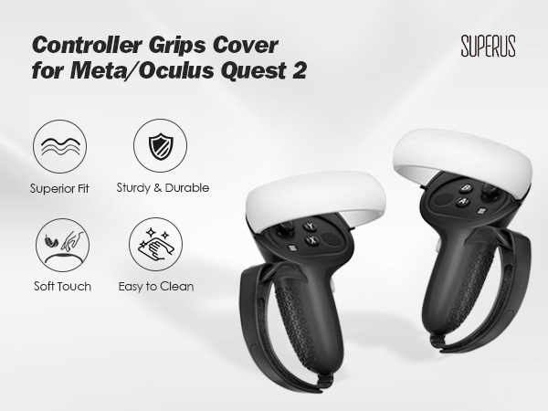SUPERUS Controller Grips Cover for Quest 2