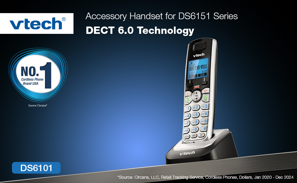 VTech additional cordless phone, DS6101