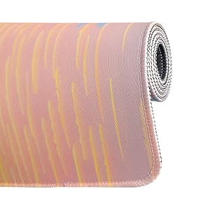 Mouse pad precision edge stitching