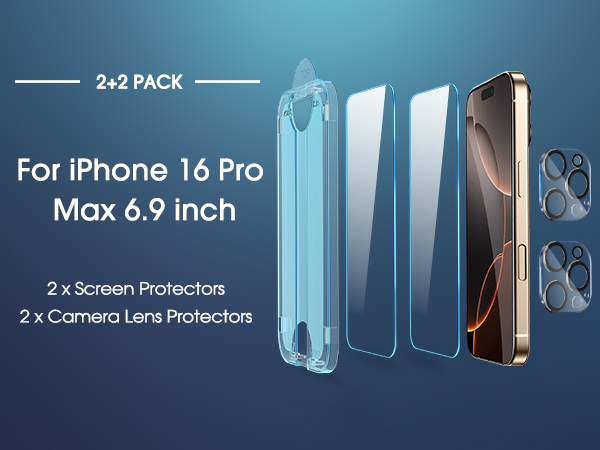 iphone 16 pro max screen protector Tempered Glass