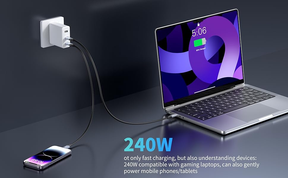 240W Safe Fast Charging
