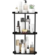 Jesginboo 3 Tier Bathroom Counter Organizer, Vanity Organizer Corner Shelf, Skincare, Makeup Coun...