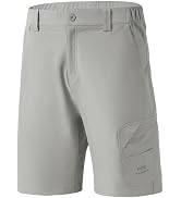 BASSDASH 10.5” Mens Fishing Cargo Shorts Quick Dry UPF 50+ Water Resistant FP01M