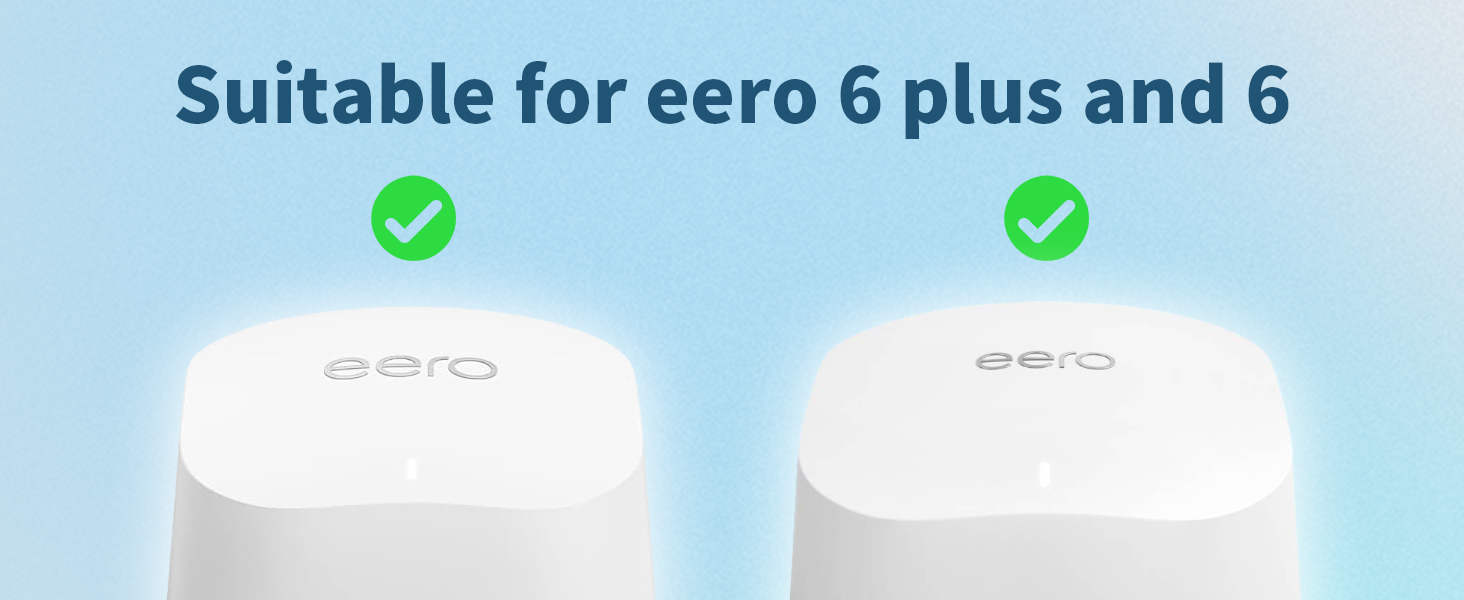 Wall Mount Holder for eero 6 Plus 6+ and eero 6 Router Mesh Wi-Fi System