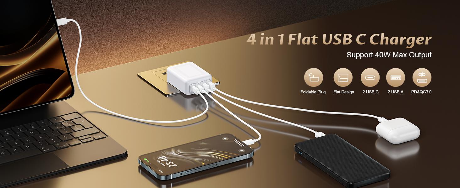 flat charger