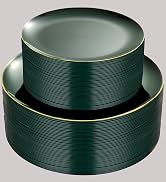 green plastic plates