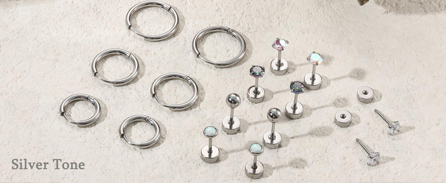 flat back earrings flat back stud earrings small gold hoop earrings cartilage earrings for women