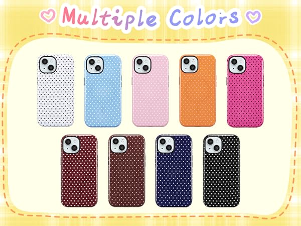 polka phone case magnetic case shockproof phone cover durable