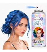 Temporary Hair Color Spray for Kids Women Man, Washable Hair Spray Color | Non Damaging Blue Dye ...