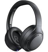 EKSA P300 Wireless Bluetooth Headphones, Active Noise Cancelling Over Ear Headset with ENC Mic,Tr...