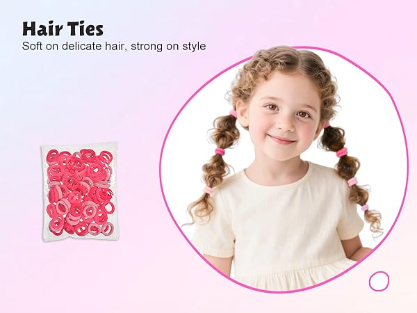 hair dryer with hair ties