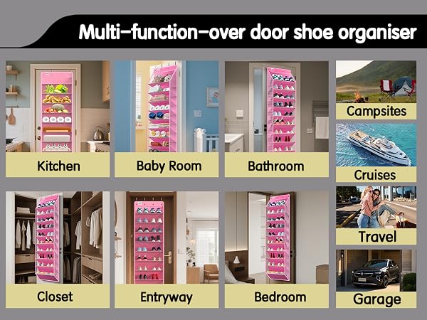 Over the Door Shoe Organizers