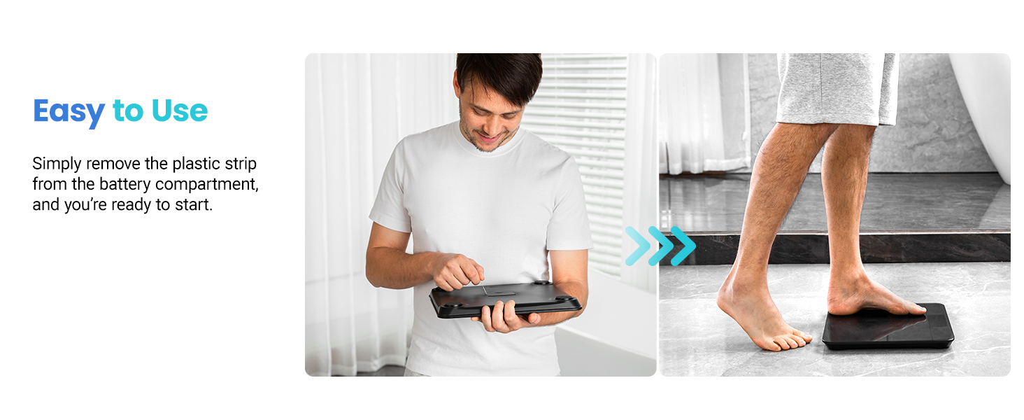 Easy to Use: Simply remove the plastic strip from the battery compartment, you're ready to start!