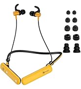 Hmusic H23 Jobsite Neckband Headphones - 30dB Noise Reduction Wireless Earbuds, IP67 Waterproof, ...