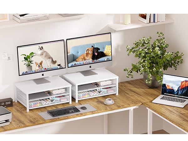 monitor stand for desk organizers and accessories computer stand riser office organization desktop 