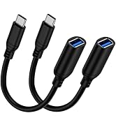 USB C to USB 3.0 Adapter [2 Pack], Type C Male to USB Female OTG Cable 5Gbps High-Speed Data Tran...