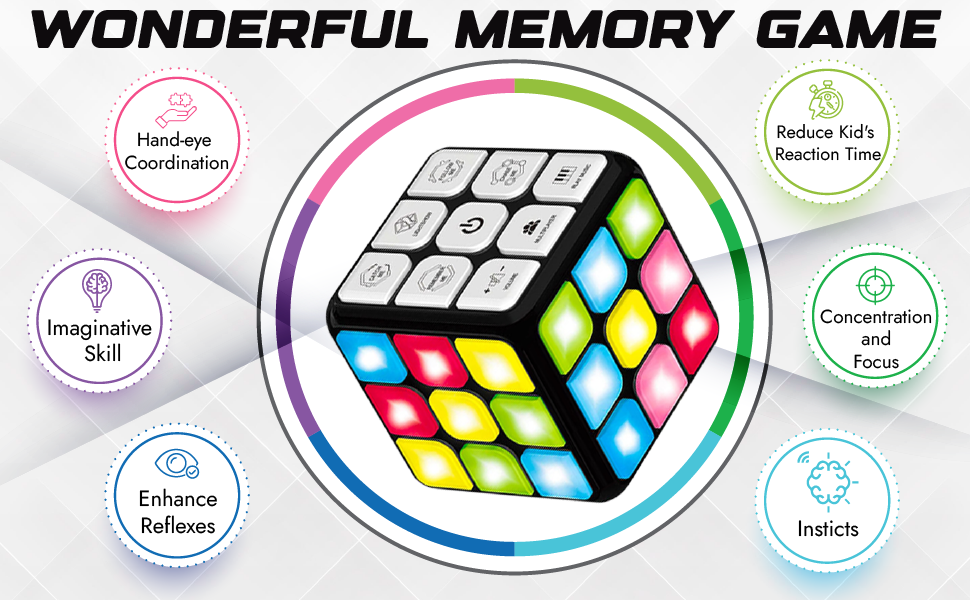 WALA Rechargeable Kids Games Activity Cube