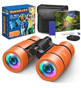 3-8 Year Old Boy Girl Toys: LET'S GO! Shockproof Binoculars for Kids Bird Watching 3 4 5 6 7 8 Ye...