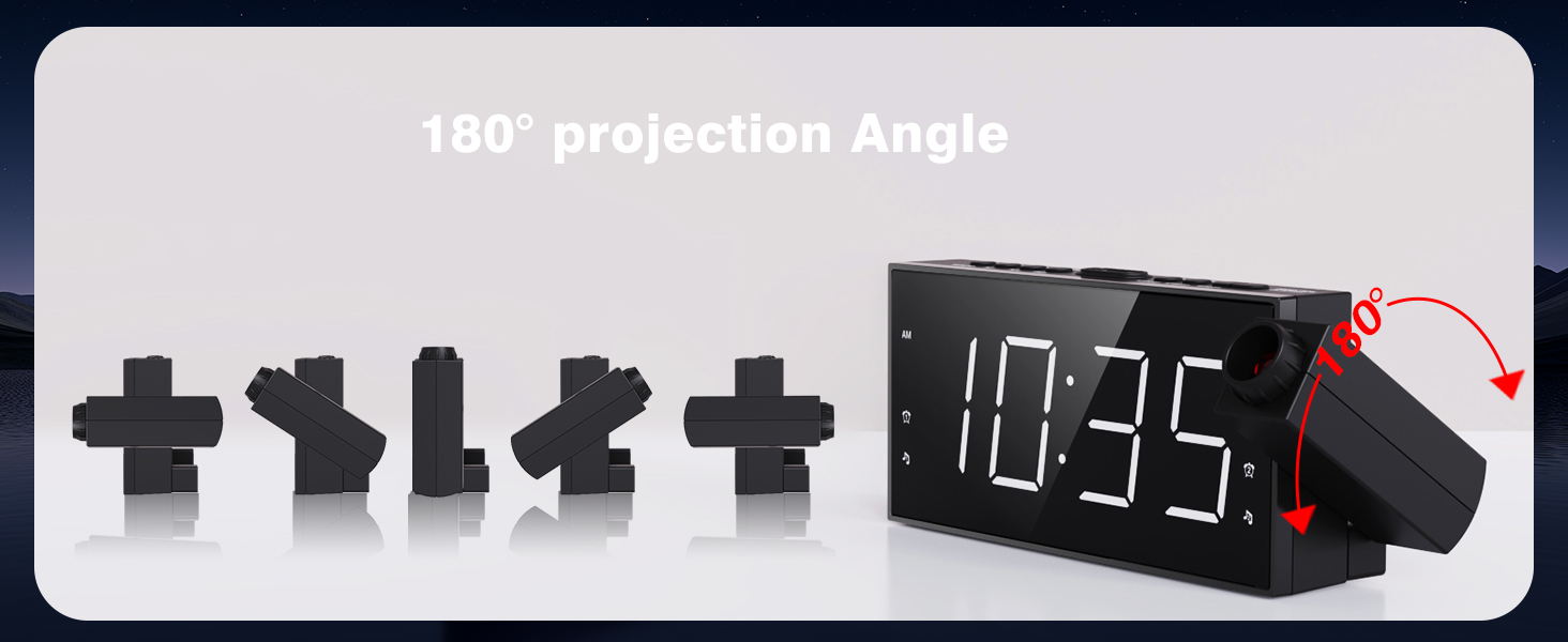 180 projection angle