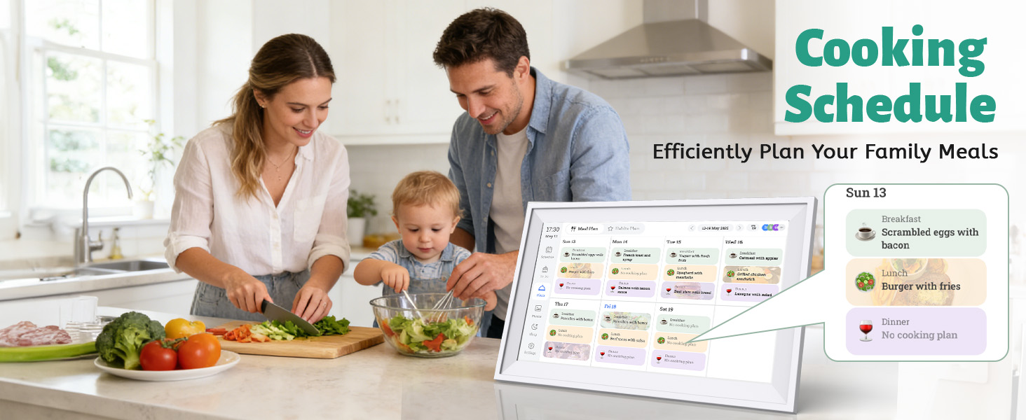 digital calendar wall touch screen