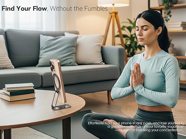 Magnetic Yoga Stand for iPhone